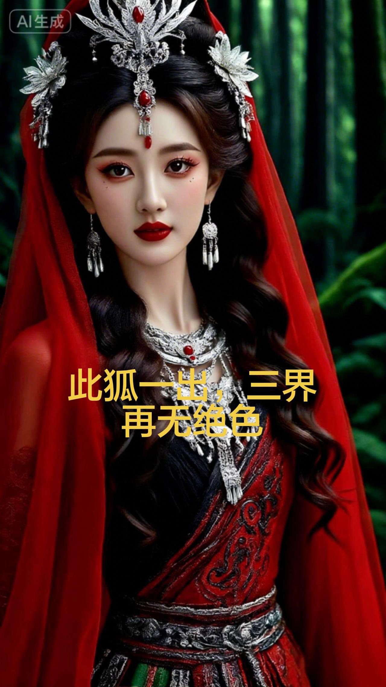 既有斩尽红尘的冷，亦有藏于眼底的媚。
骨相凌厉，气质绝尘，不随大流，只做自己的人