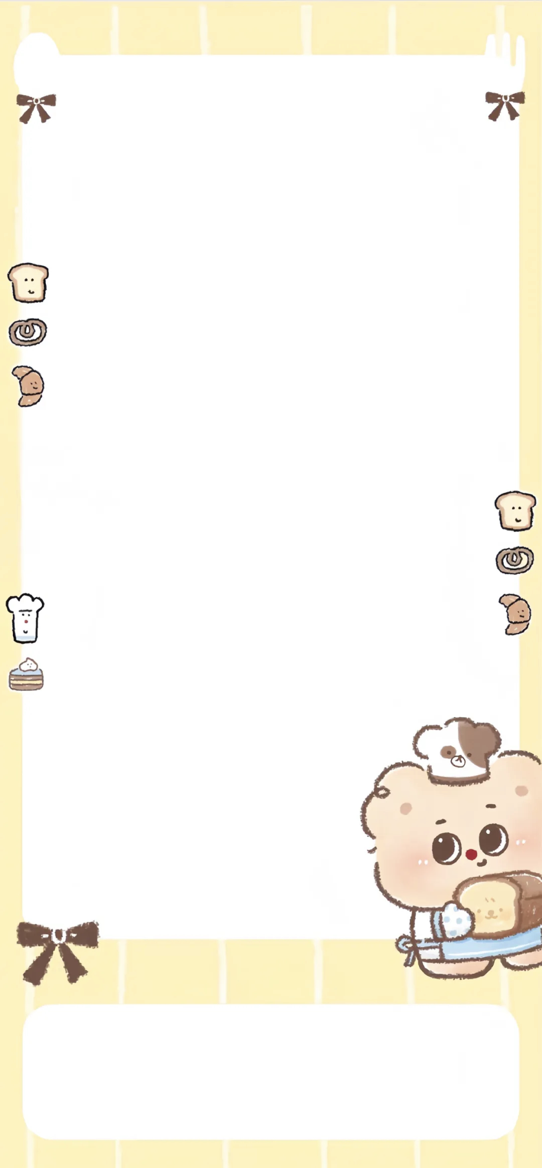 𝗪𝗔𝗟𝗟𝗣𝗔𝗣𝗘𝗥 | 满心温柔 浅棕小熊 全套壁纸 