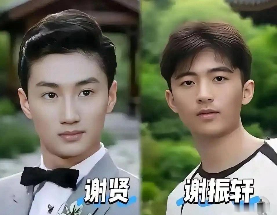 谢贤：风华绝代谢霆锋：英气俊朗谢振轩、谢振南：端正柔和老牌港星的骨相，真的是难以