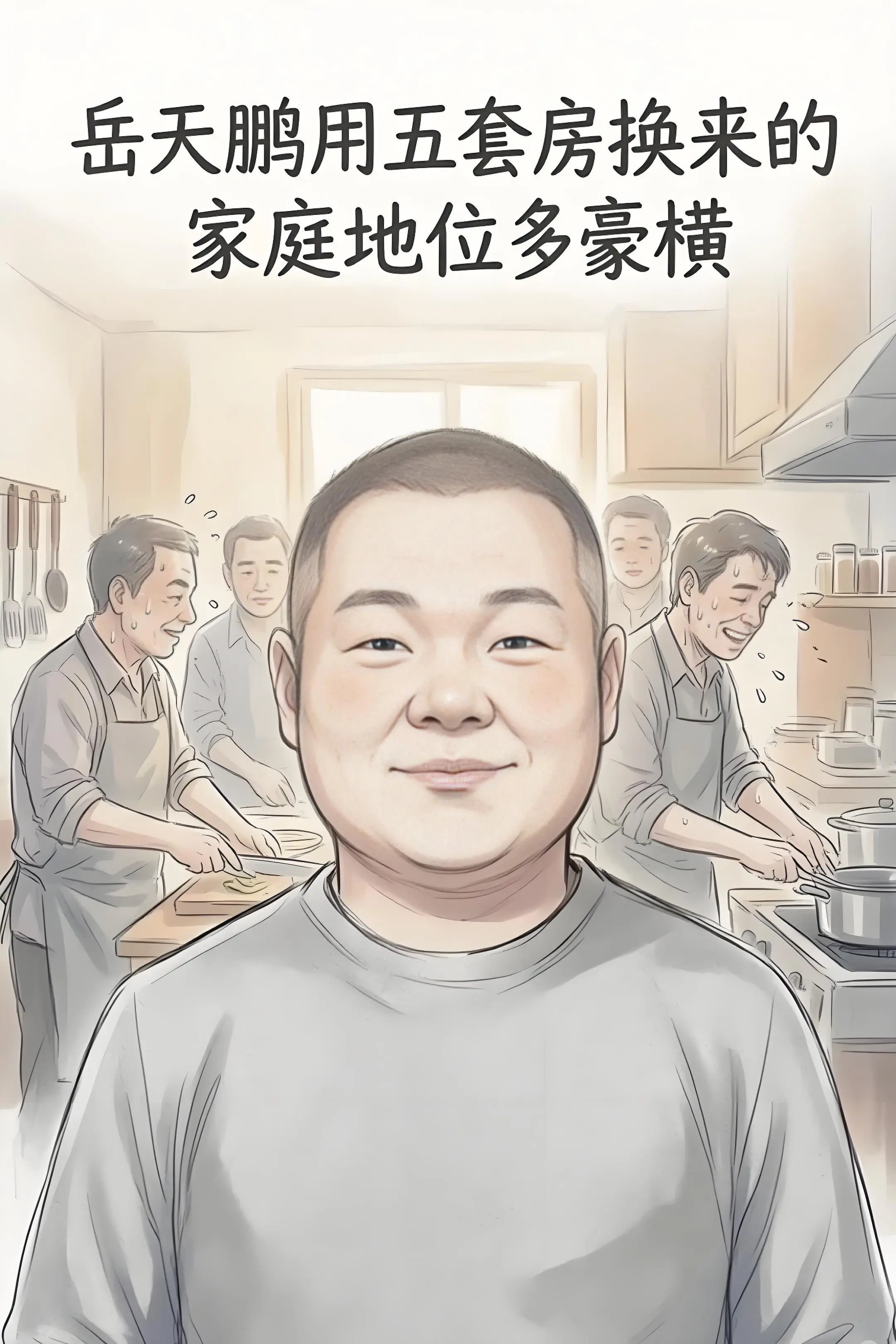 岳云鹏用五套房换来的家庭地位多豪横。