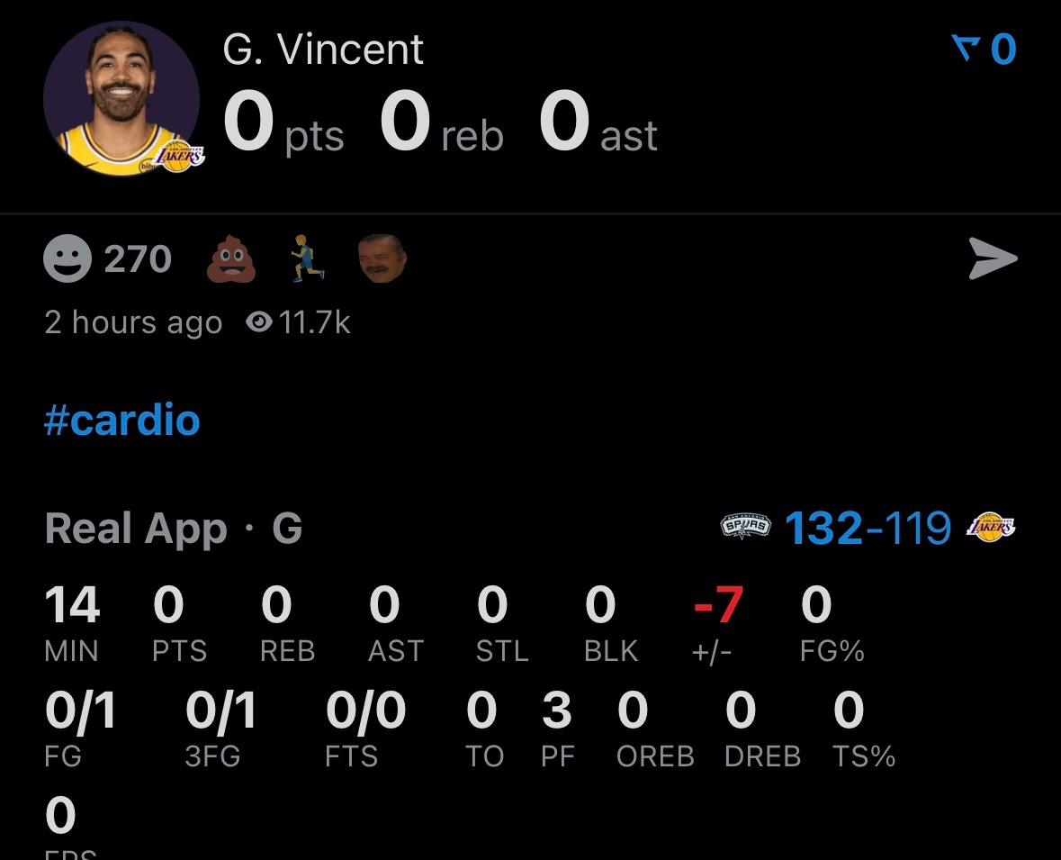 又来了，文森特14分钟砍下5个0。 