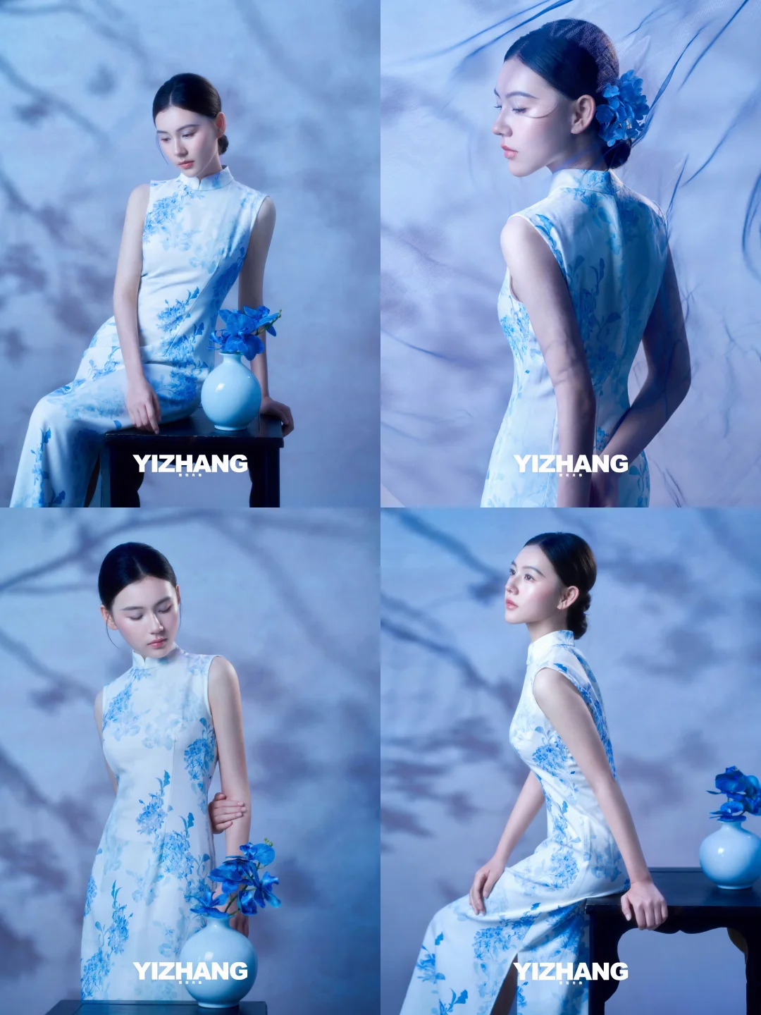 青花瓷旗袍写真｜一抹青蓝，温婉东方韵💙