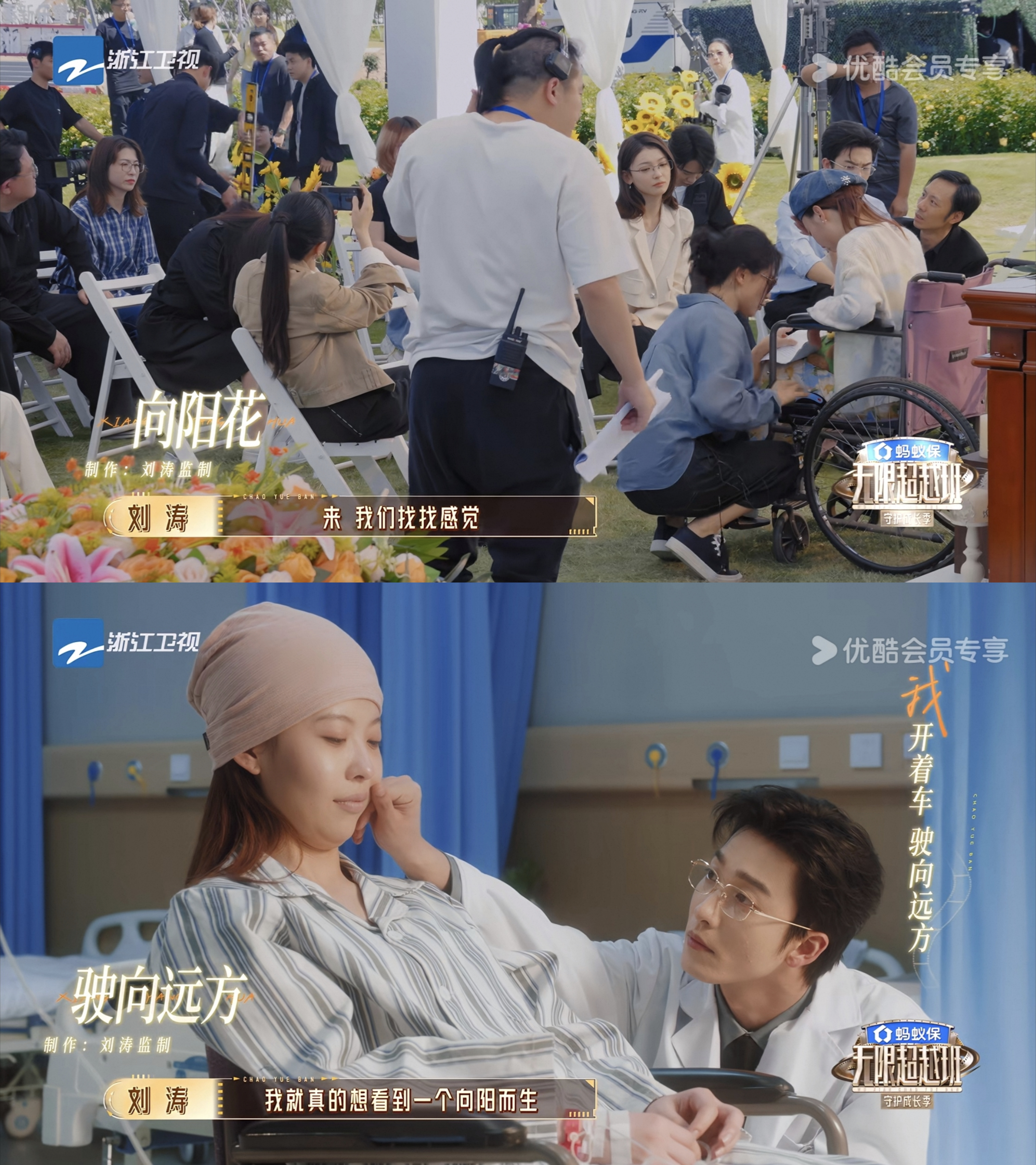 有靶告诉我刘涛写了两首歌一首《向阳花》，一首《驶向远方》 
