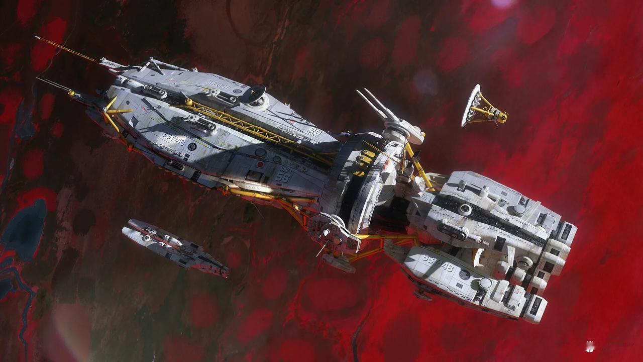 Rasmus Poulsen ​​​的太空飞船插画作品欣赏