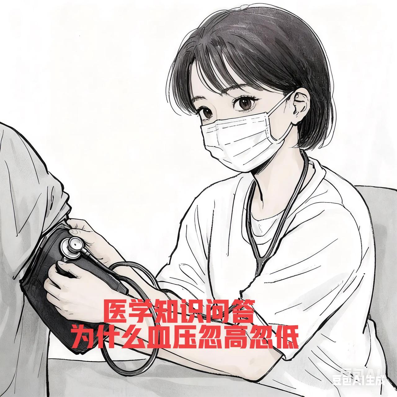 血压为什么忽高忽低
----医学知识每日1一2问
1、	测量血压的方法不对会使血