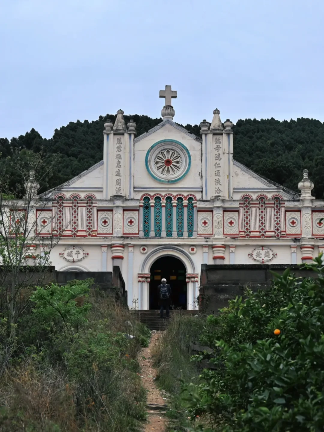 成都1h丨访百年教堂🥾徒步赏桐花看峡谷⛰️