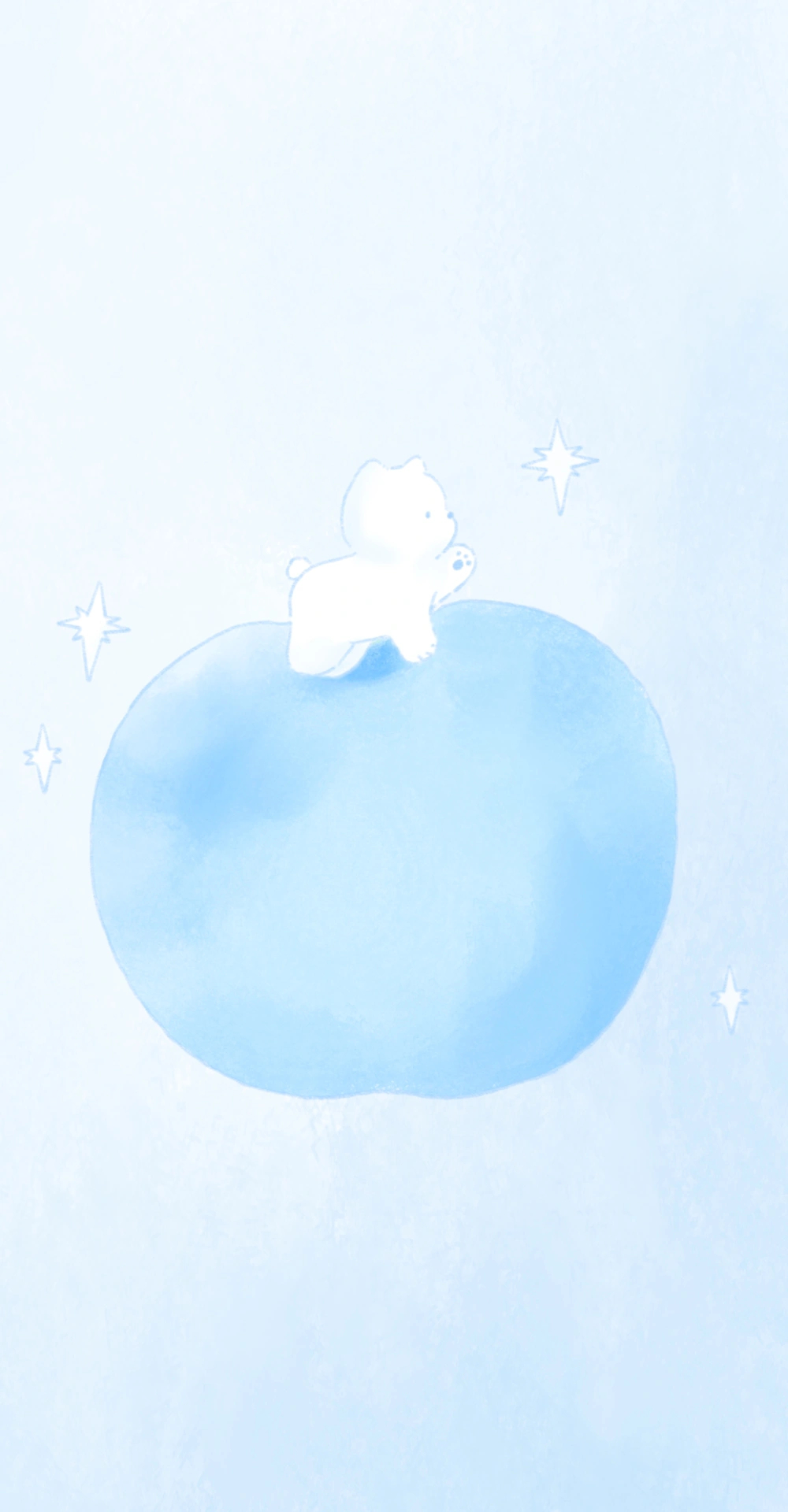 ⁺₊ᨳ ⊹烛光是最小的篝火◞💙 ɞ·⁺𓂂𓏸 ：蓝色苹果手机平板壁纸₊头像₊
