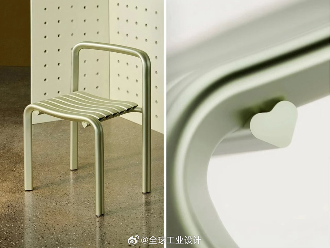 爱心椅|设计：Muuto and Spacon很少有符号比“爱心”更熟悉。“Cl
