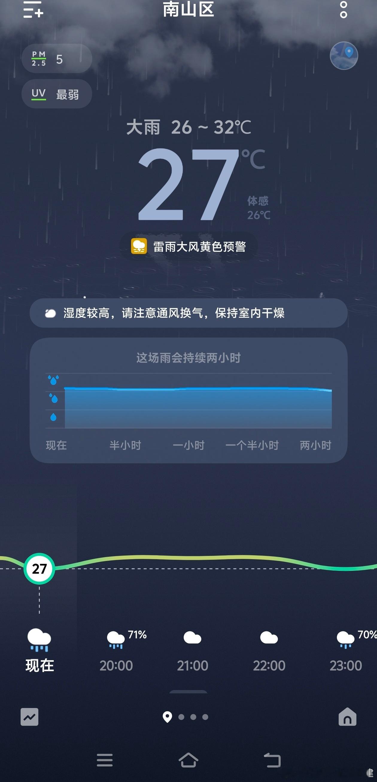 我靠，突然雷暴 深圳