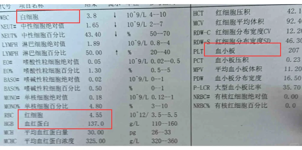 血常规看这三项就对了
