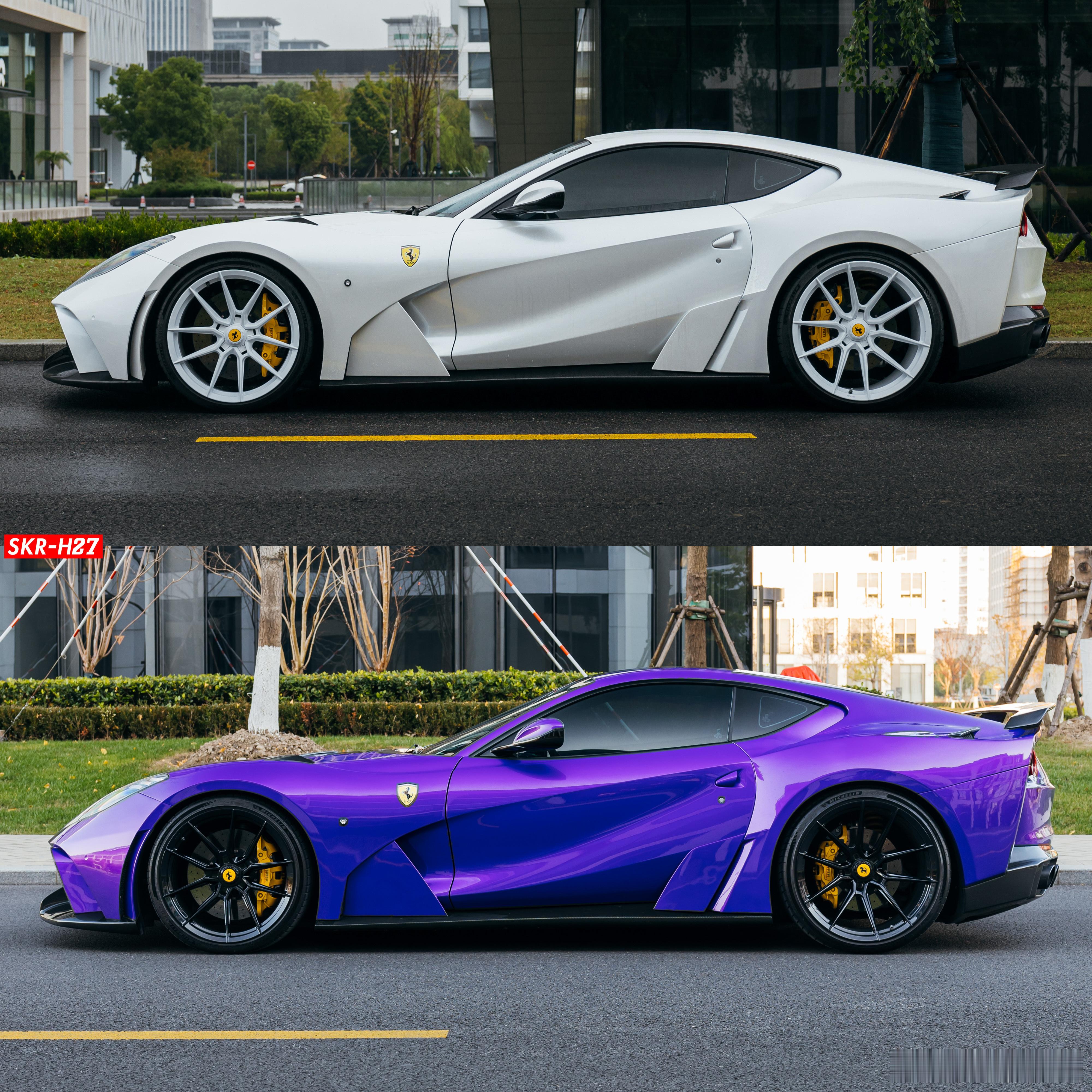 hao车摄[超话]法拉利812 近一年拍过的法拉利812内外饰配色Ferrari