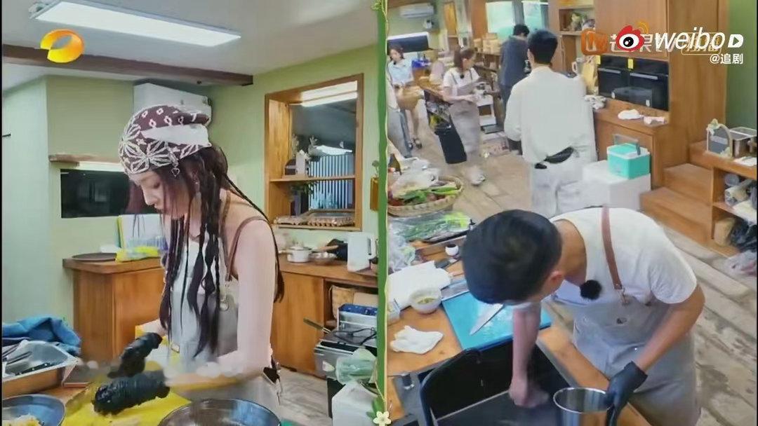 靳梦佳中餐厅动手能力给到一个夯巨型红色蝴蝶结搭起来的那一刻，整个餐厅的浪漫值直接