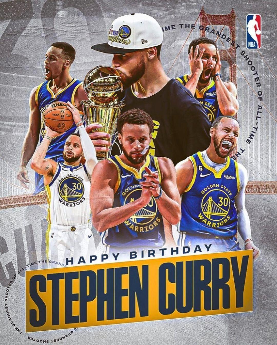 30是个普通的数字 只因你而变得特殊
粉丝合集来啦 永远保持热爱吧库里