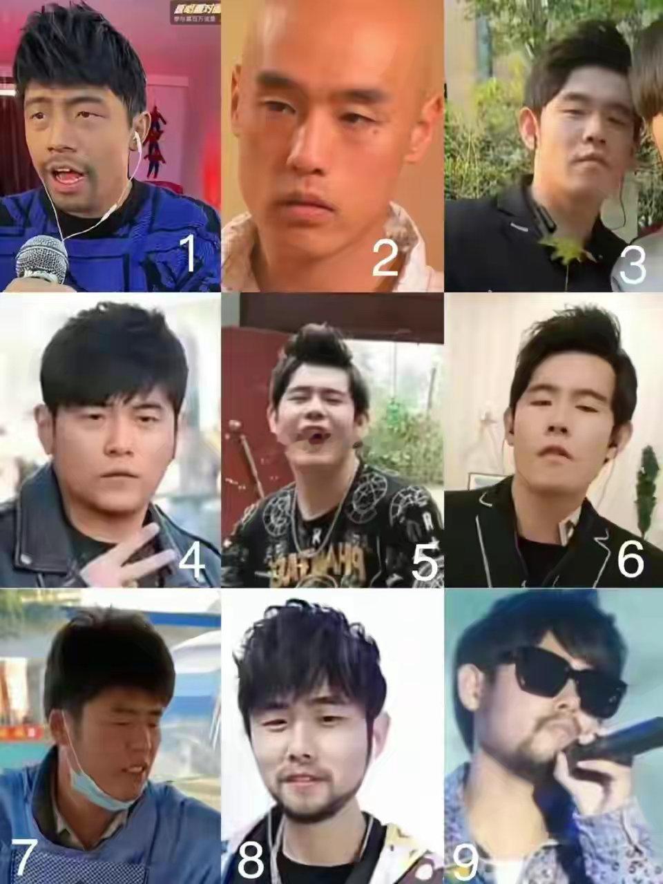 图中哪一个是周杰伦？ ​​​