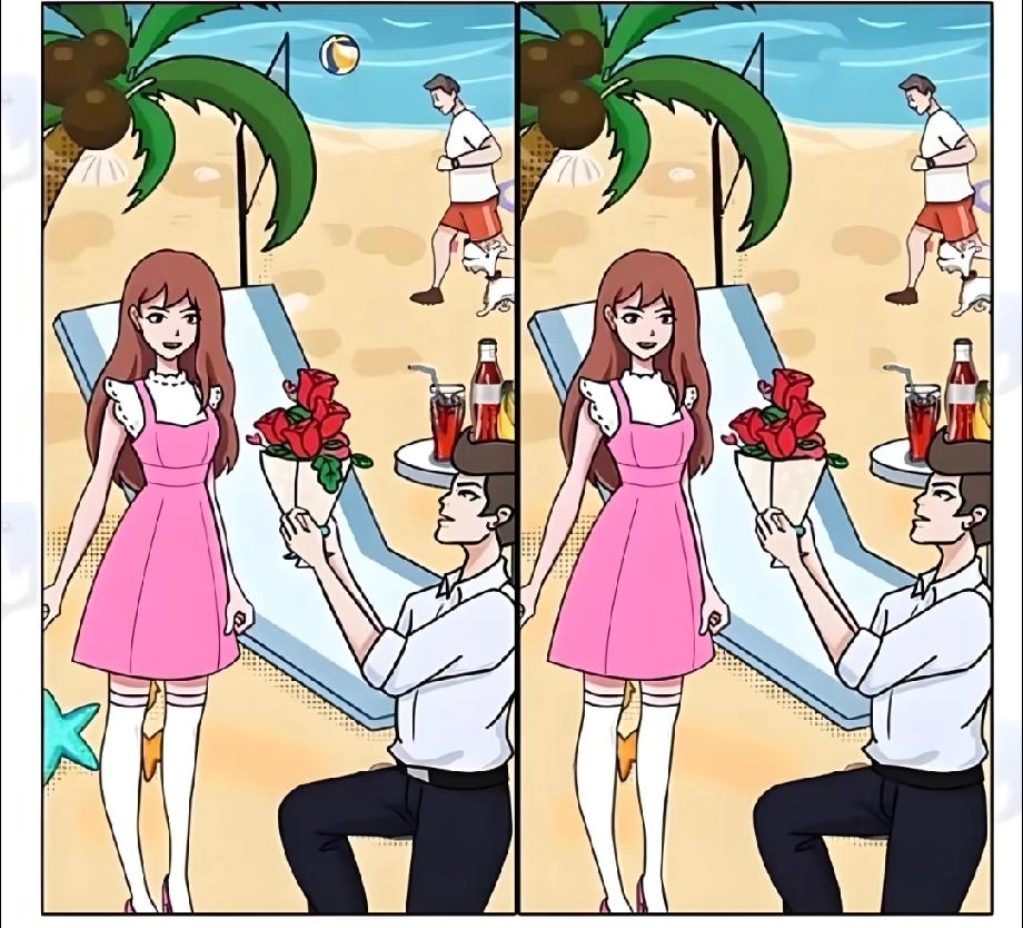 这张图里藏着8处不同，据说只有1%的人能全找出来！