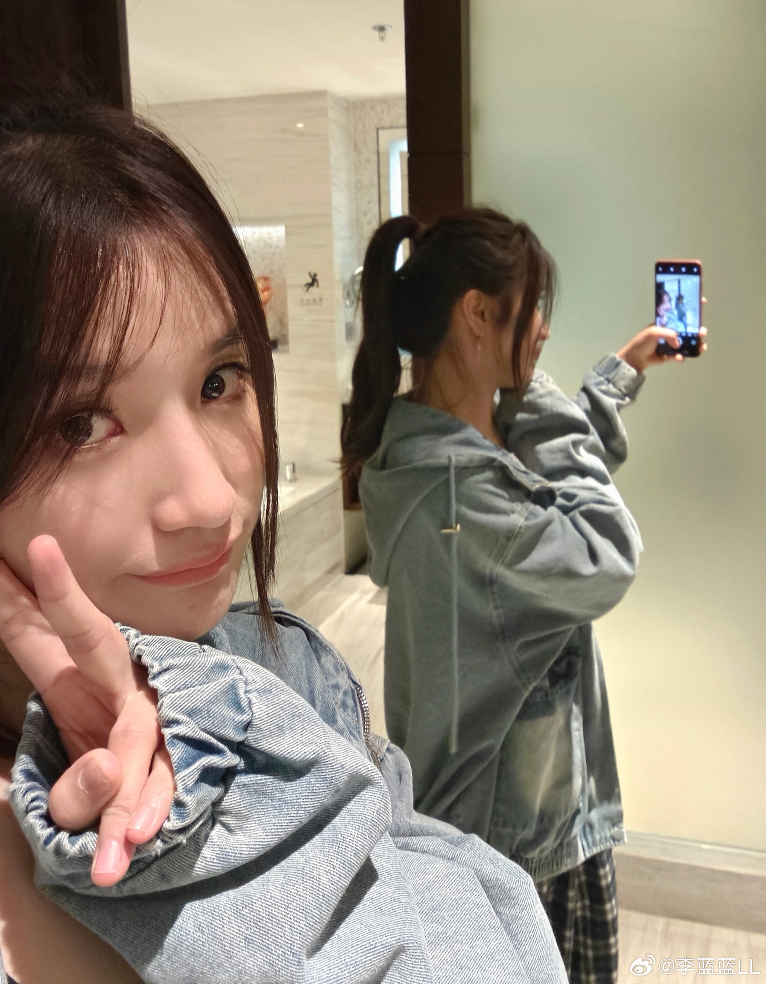 说我头发不少的，这下看出来了吧...别人都在偷偷用假发片，我倒好，主动去打薄…现