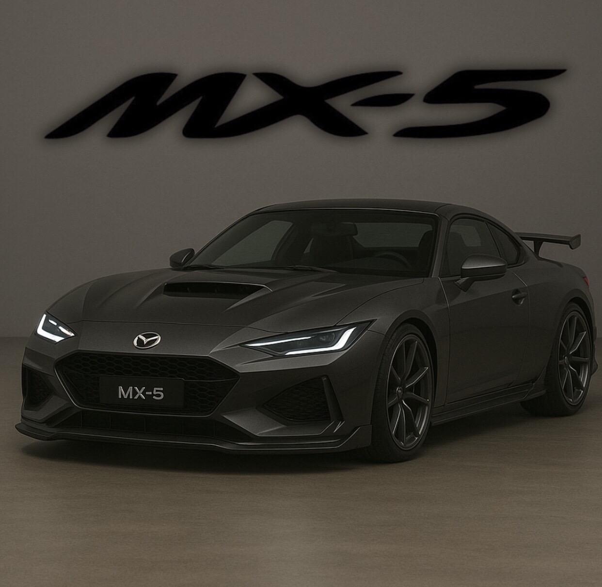 Mazda mx5 AI生成图． mx5