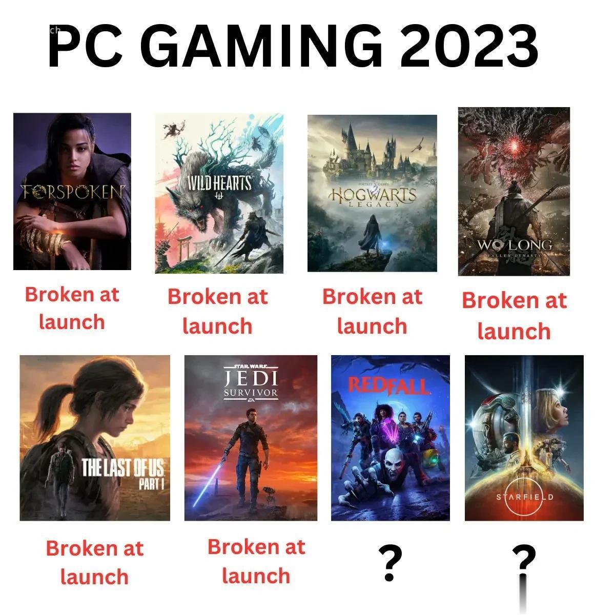 2023年对PC游戏来说可能是灾难性的一年，已经有太多的大作首发出现优化问题，它