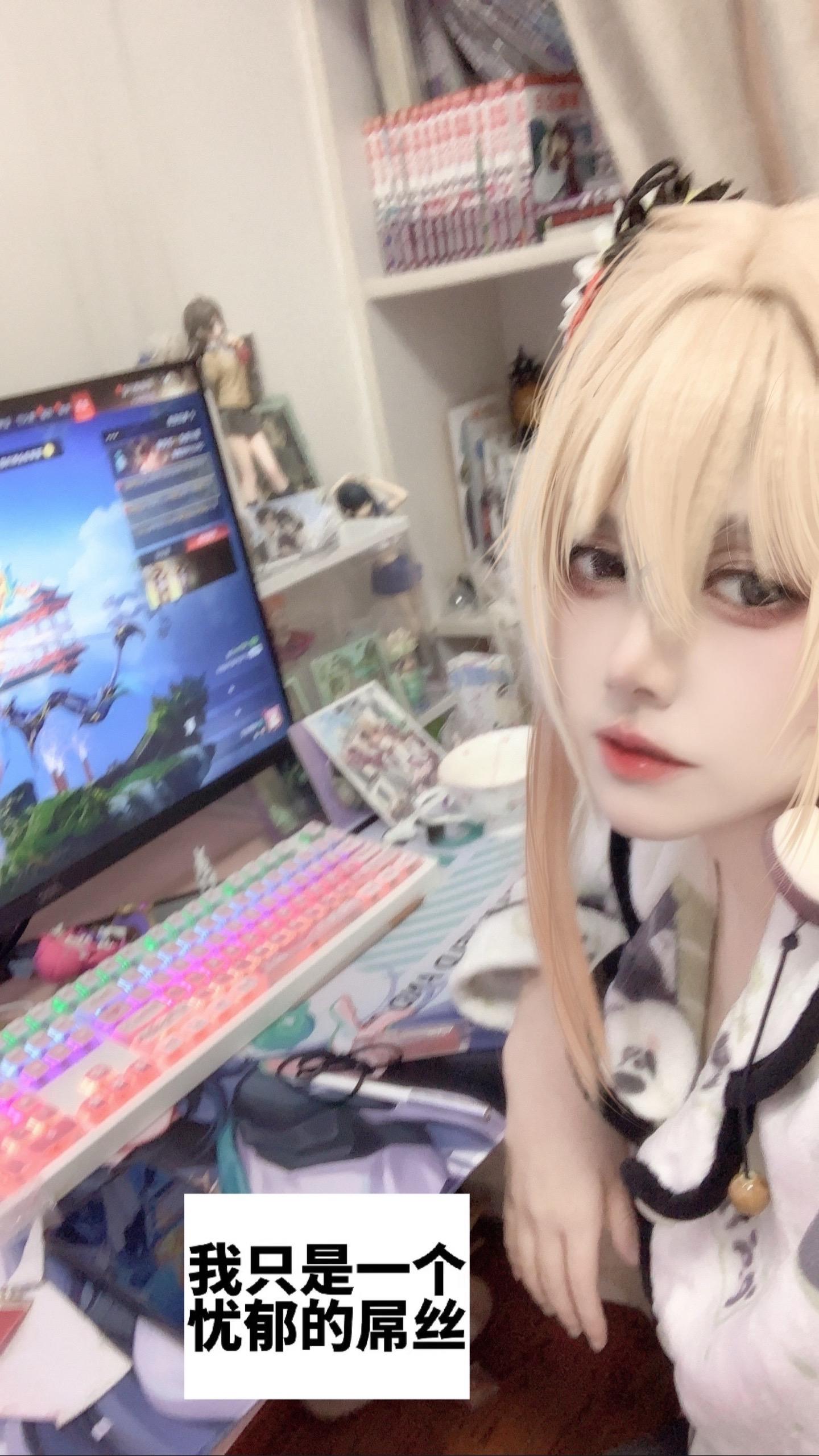 下班后的宵宫师傅。