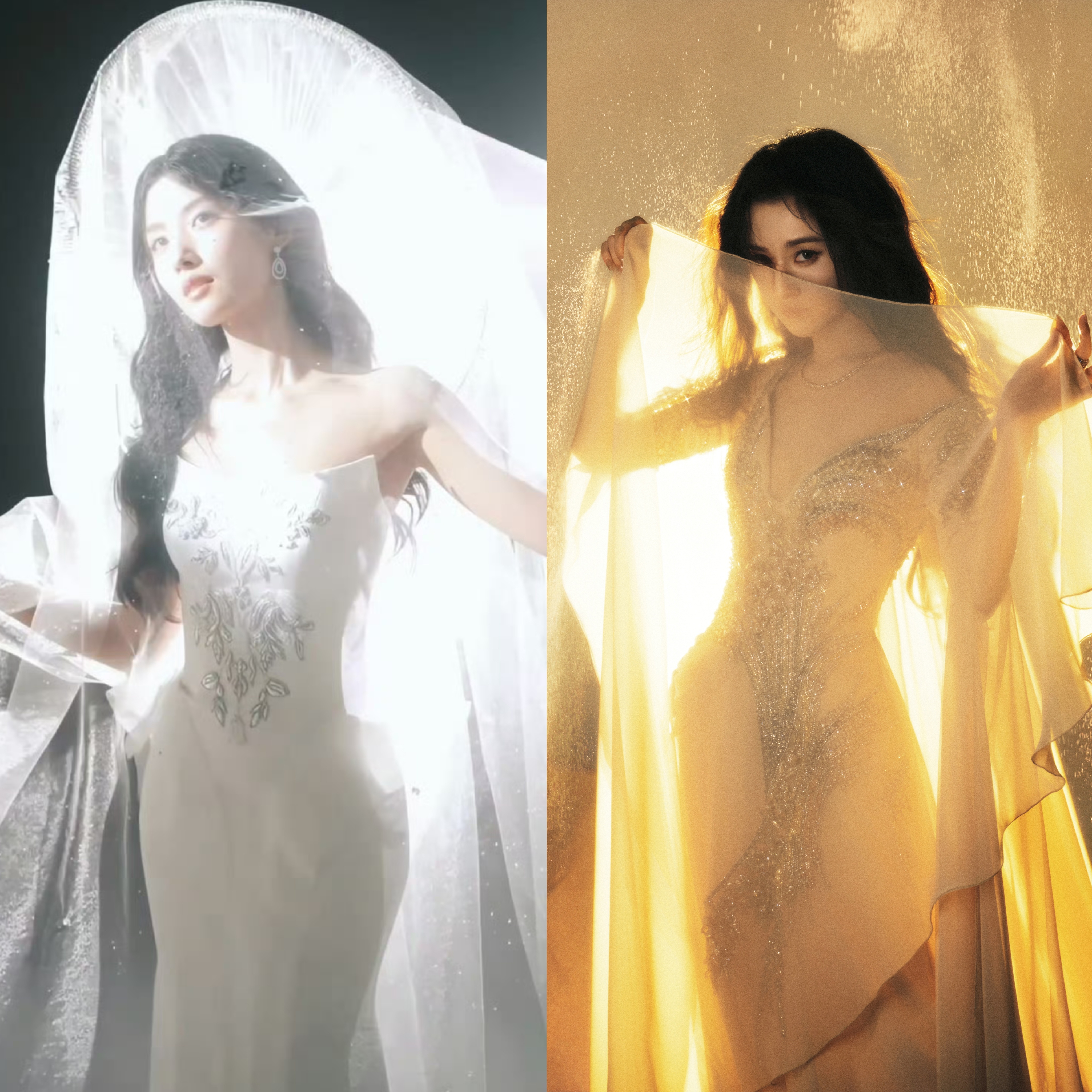 微博之夜出图，卢昱晓和宋祖儿的造型画风几乎一毛一样，你们怎么看？ 