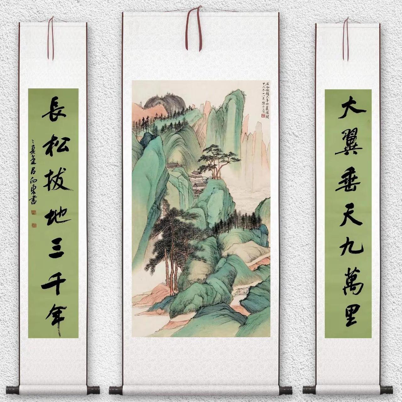 中堂订制。山水中堂画中堂挂画 传统字画 中堂画 山水画中堂画