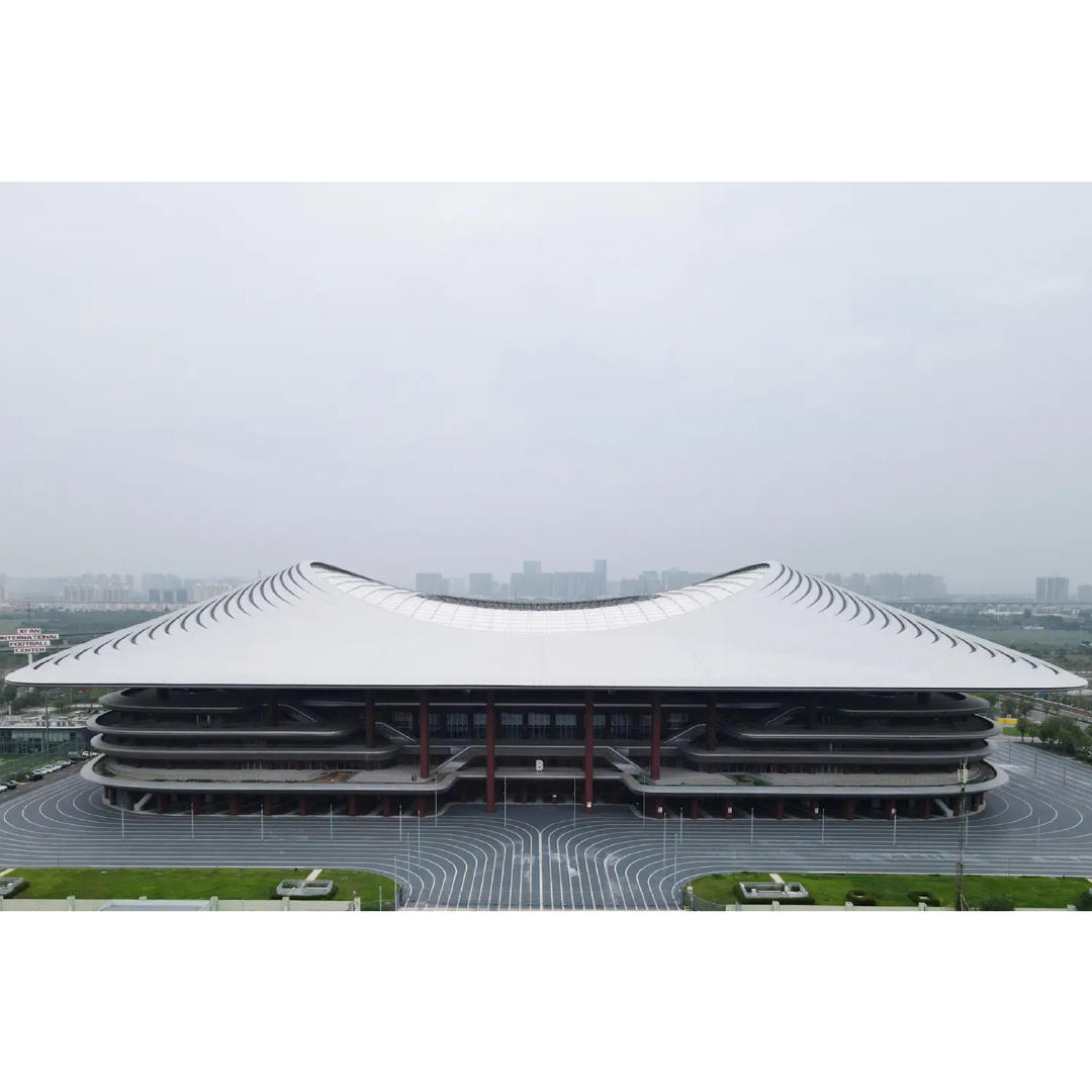 篮天下世界上的美丽球场 中国西安国际足球中心| 西安长安区Images via 