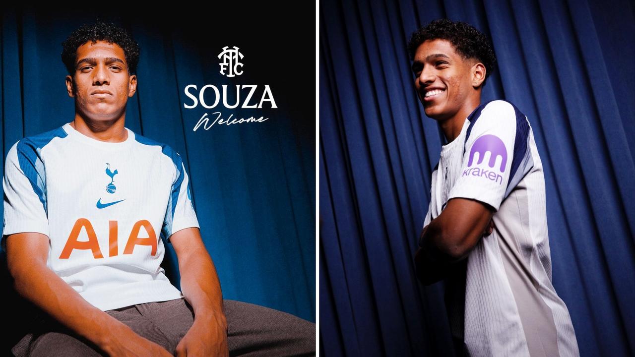 热刺官方宣布，俱乐部与桑托斯19岁巴西边后卫索萨签下一份长期合同。
据此前媒体报