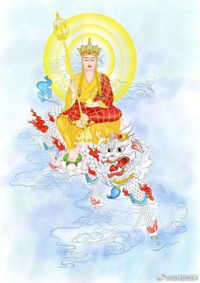 地藏菩萨灭定业真言：唵，钵啰末邻陀宁娑婆诃！ 祈愿众生消除宿世业障，身心康泰；祈