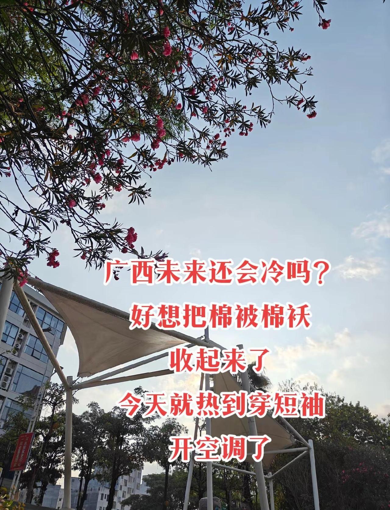 广西未来还会冷吗？现在春天都穿短袖开空调。记录生活点滴美好 创作者中心 创作灵感