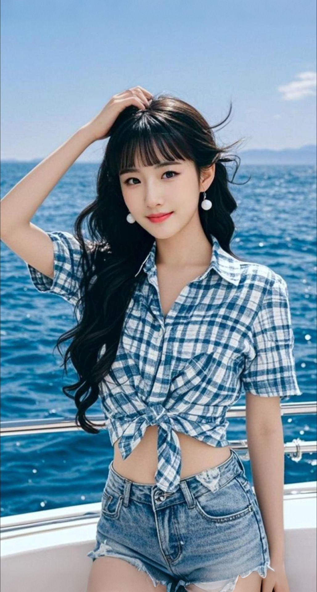 AI扩图 AI海畔随拍