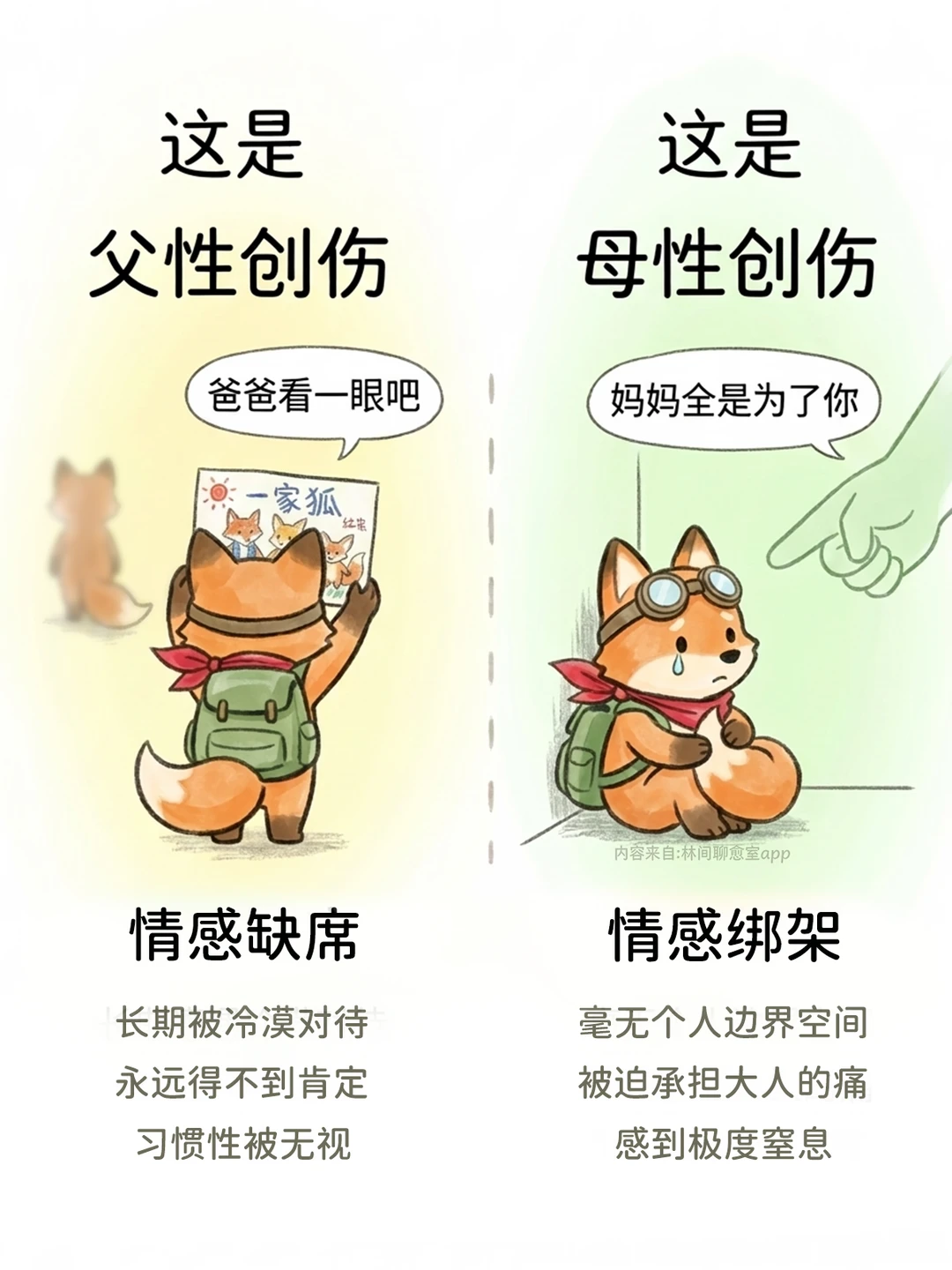 父性创伤VS母性创伤，你是哪一种❓