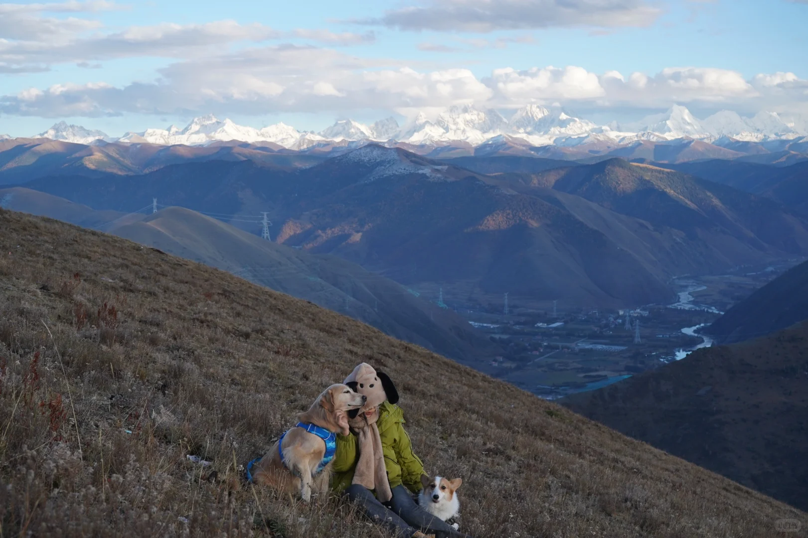 我永远热爱雪山和蓝天白云🏔️