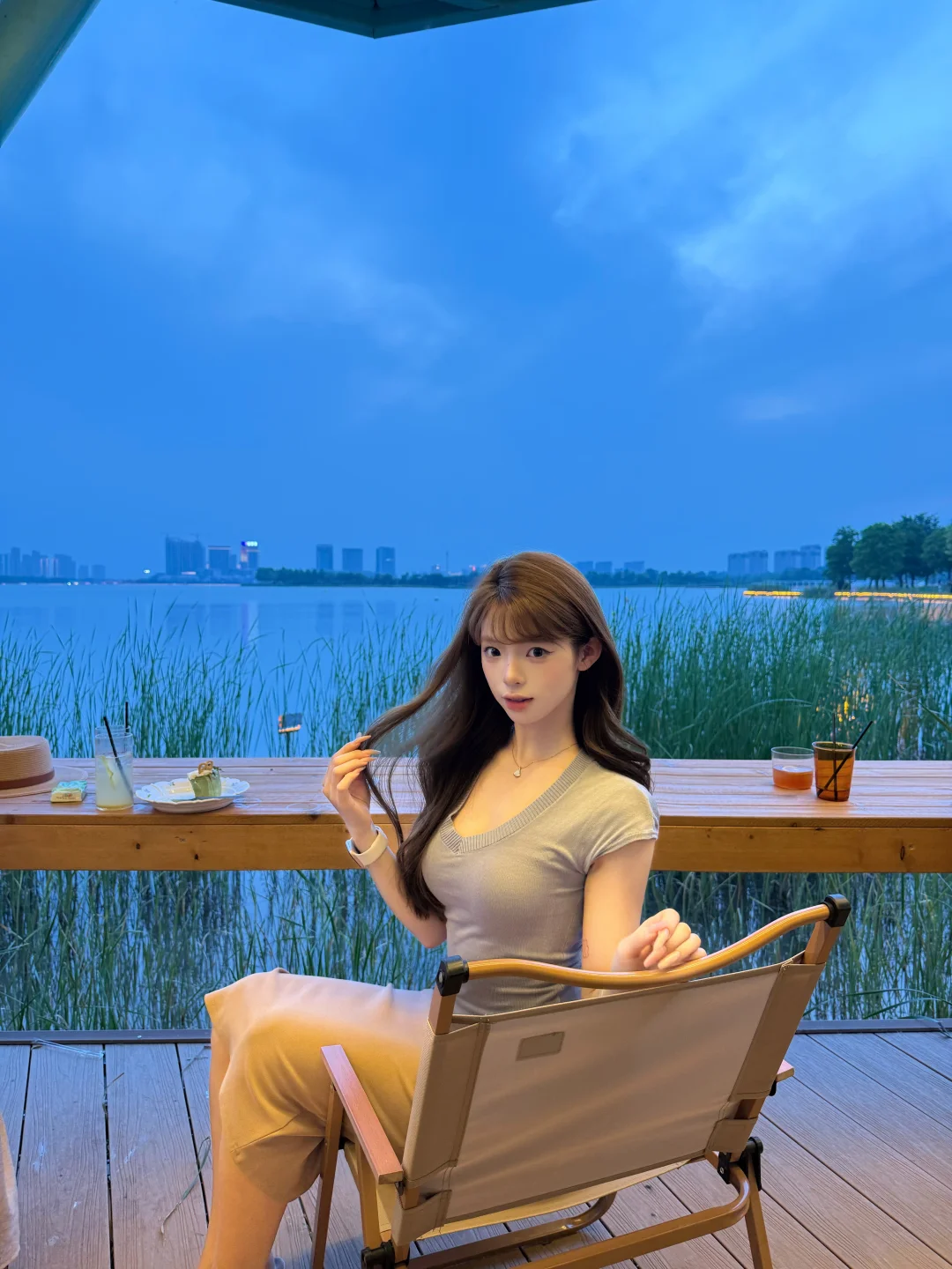 濮阳湖边竟然还有这样一家咖啡店🏙️🌊