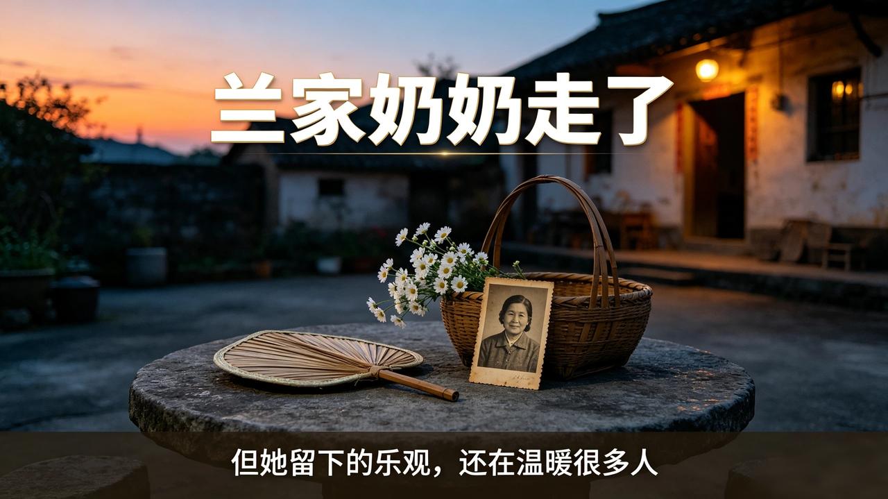 刷到消息，102岁的兰家奶奶走了，心里挺不是滋味。
之前总爱看她的视频，没有大道