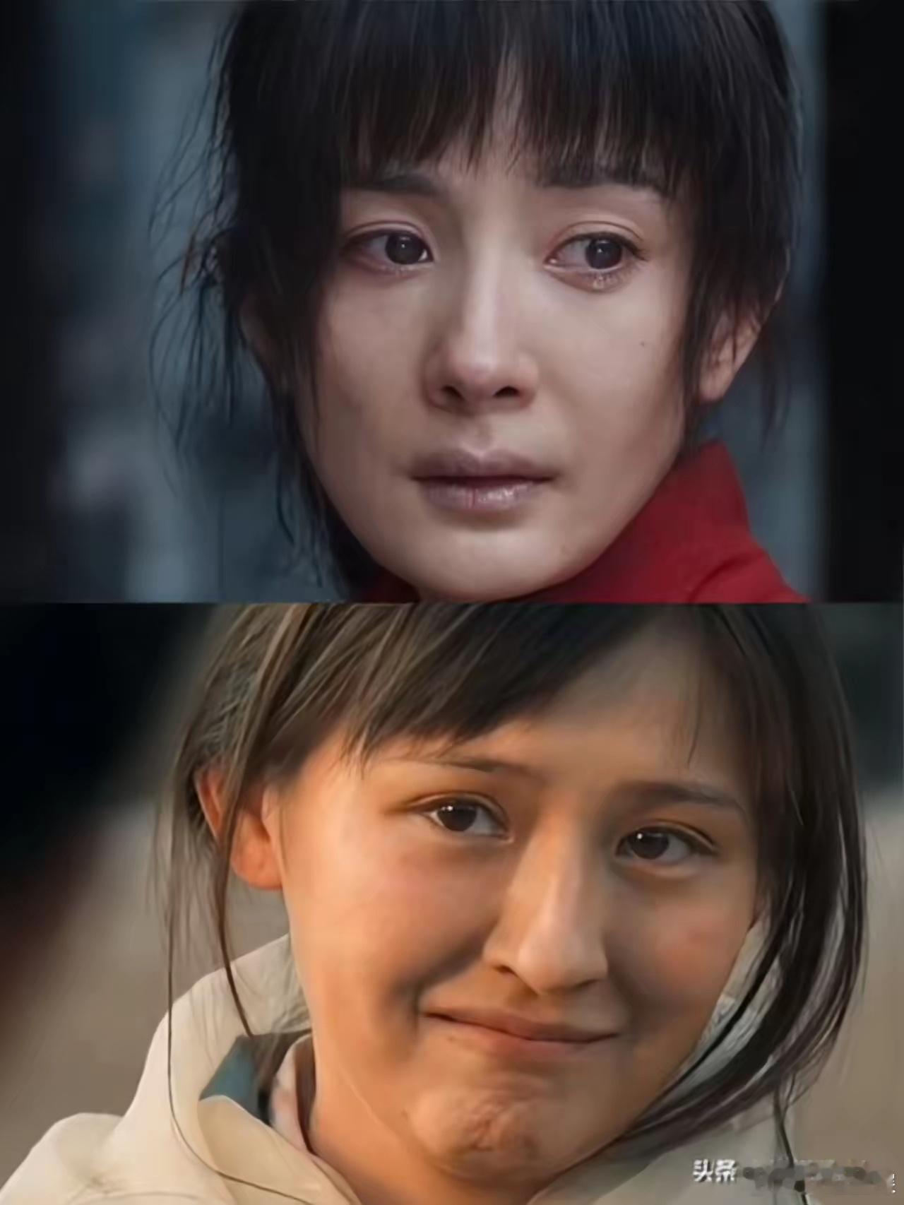 杨幂演农村戏有点不对劲。一开始以为是她演技有问题，后来才发现，她和热依扎比，少了