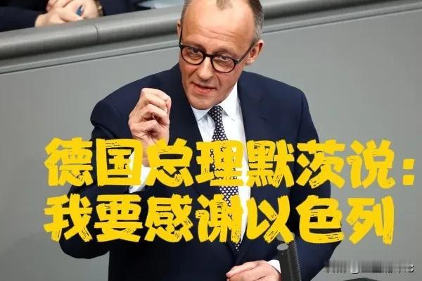 默克尔以后不再德国

现任德国总理在采访中说“要感谢以色列军队，因为是他们为西方