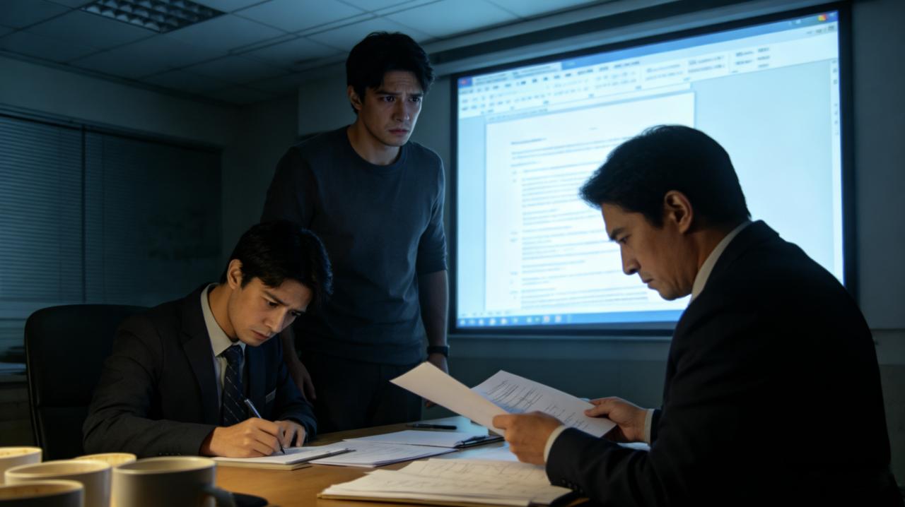 小李熬了三个通宵，写出一份自认为完美的方案。
汇报会上，总监翻了翻：“颜色不好看