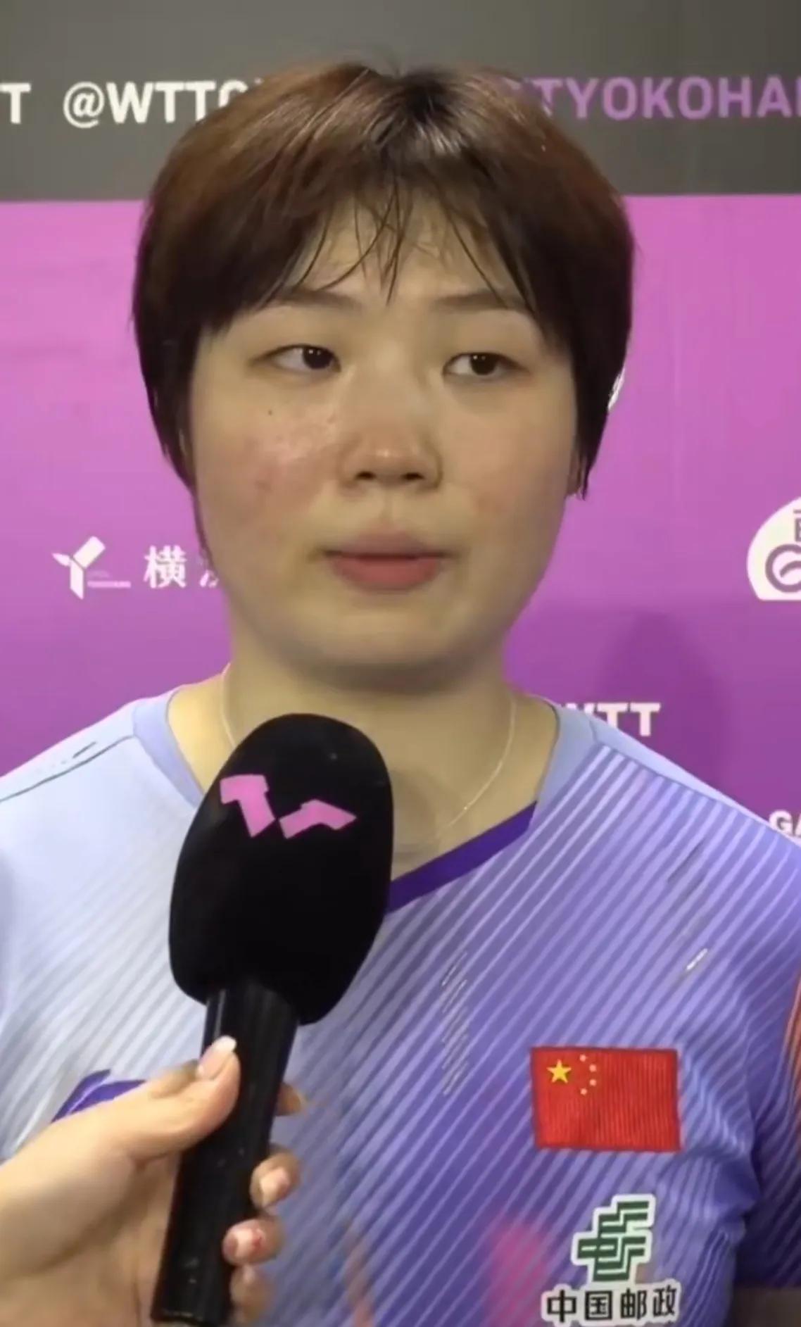 【蒯曼赛后解读第四局崩盘，领先遇高质量回球打乱节奏，第五局放平心态逐分去拼】蒯曼