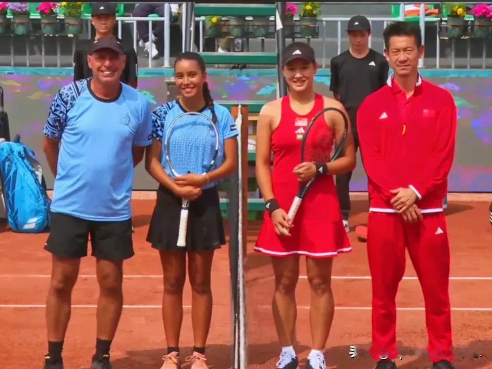 比利简金杯(女子网球团体赛)亚大区一组4月12日最新赛况:
中国队🆚太平洋大洋