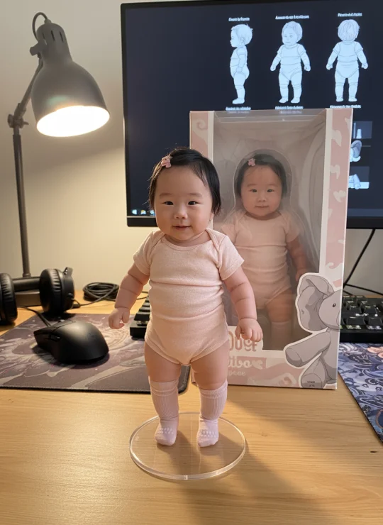 💕拥有了女鹅可爱限量版的小手办啦（附教程）