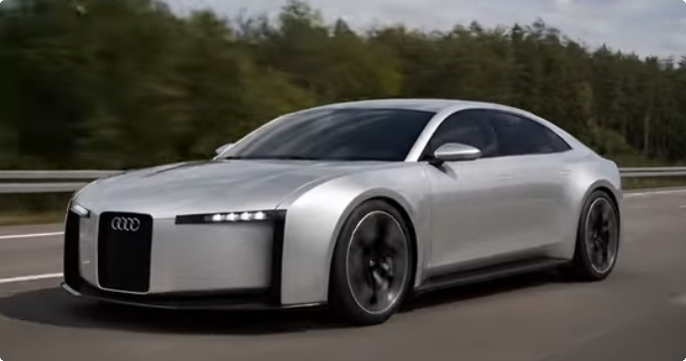 全新奥迪A4 ev 假想图 