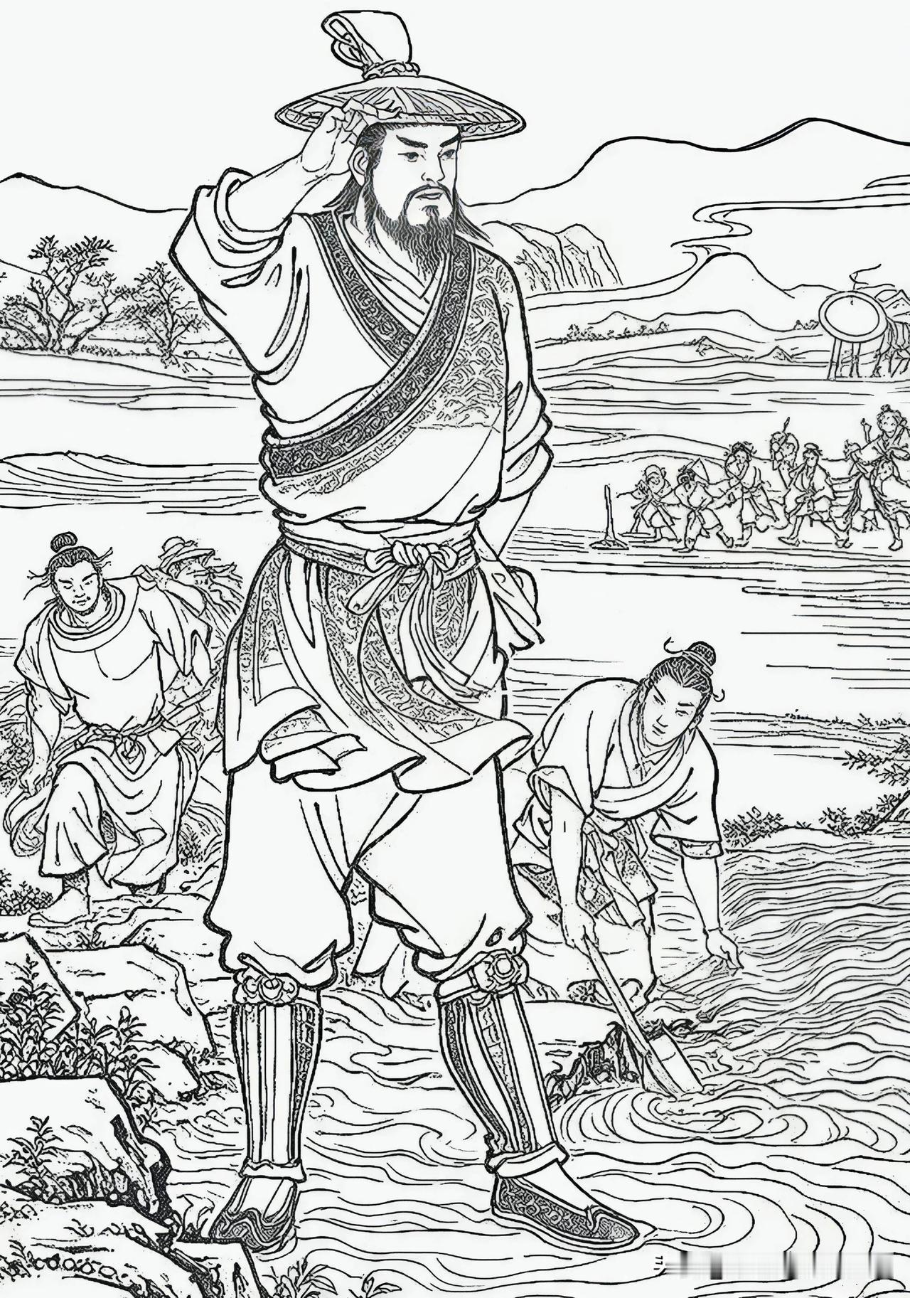 人物白描图欣赏