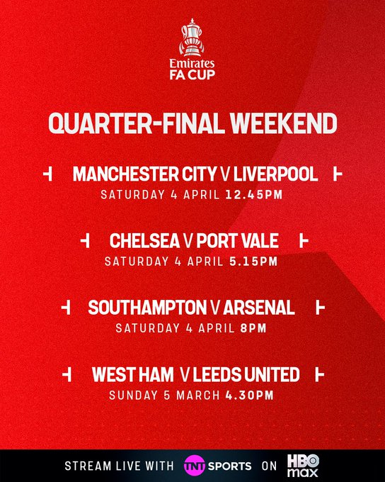 足总杯开球时间确定，斯洛特又将失眠 