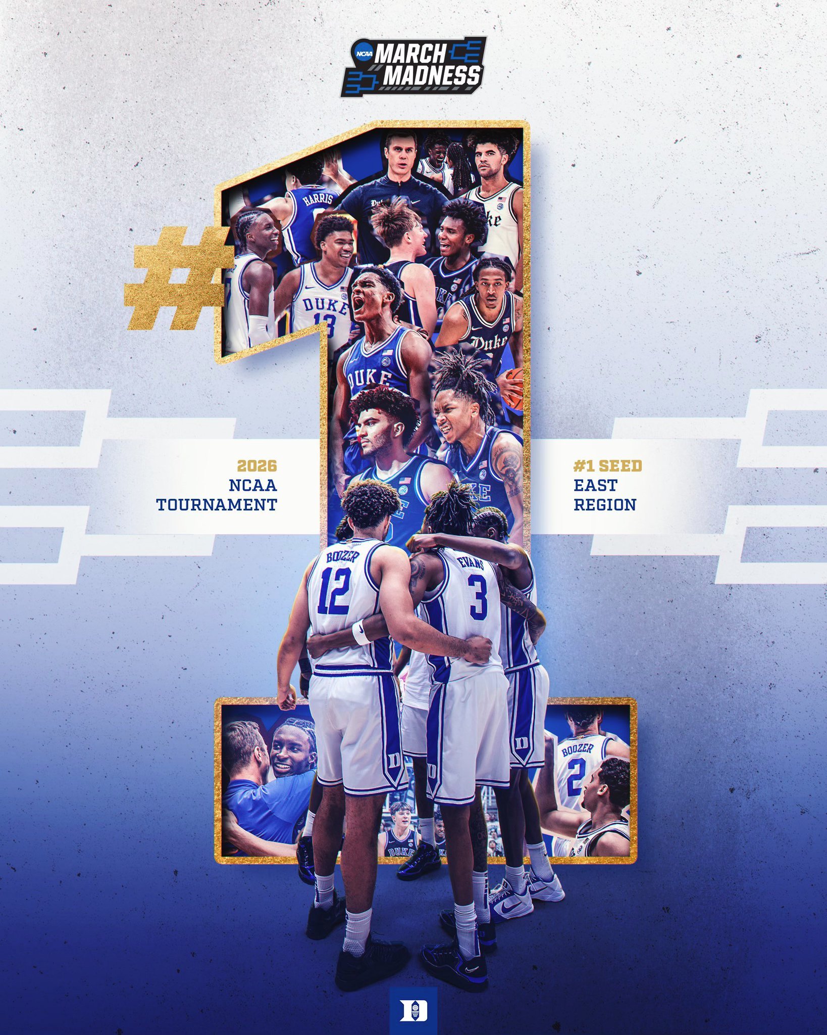 杜克男篮  疯三东区一号以及对阵表 