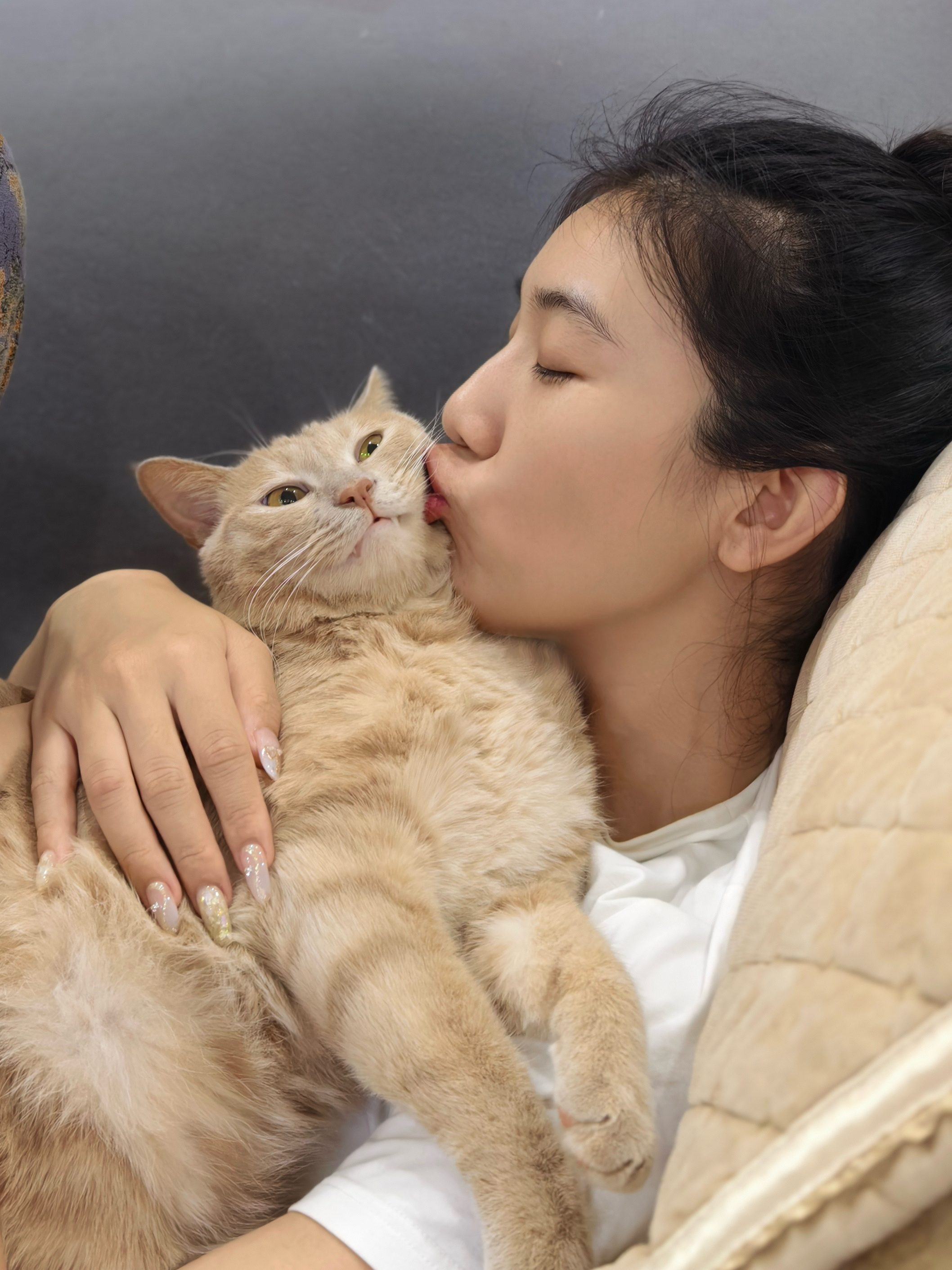 又要好久不见胖橘了🍊老母亲出门给你赚猫条和罐罐去了橘子来了