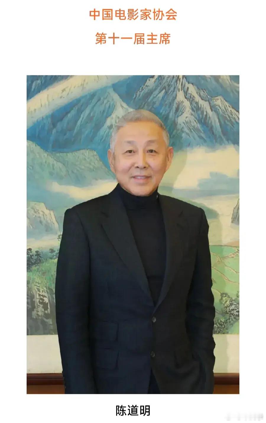 中国电影家协会新一届领导班子明星成员官方照：陈道明、刘德华、吴京、黄晓明、黄渤、