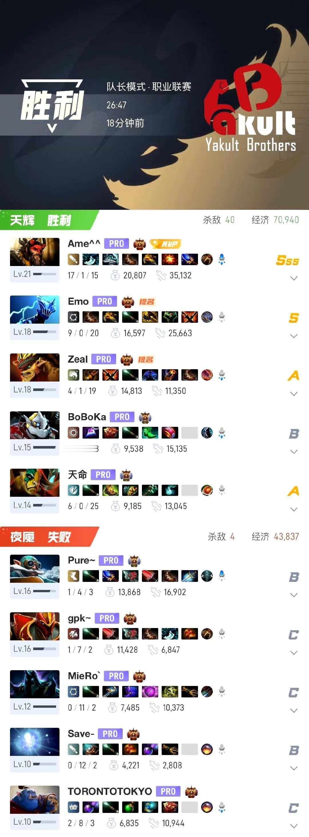 DOTA2:BLAST Slam第二季，YB开门红

YB 1:0 B B

Y