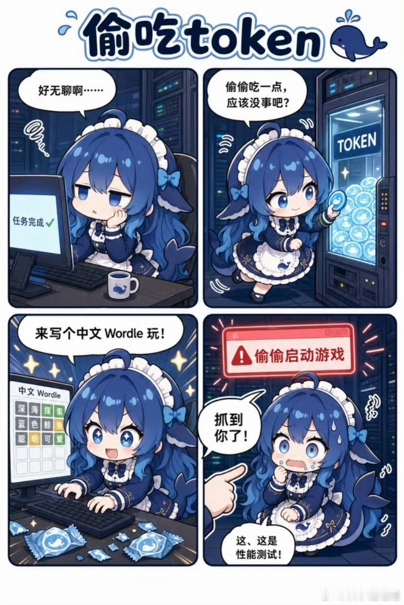 DeepSeek干完活自己写了个游戏笑死，DeepSeek表面：任务完成！背地里