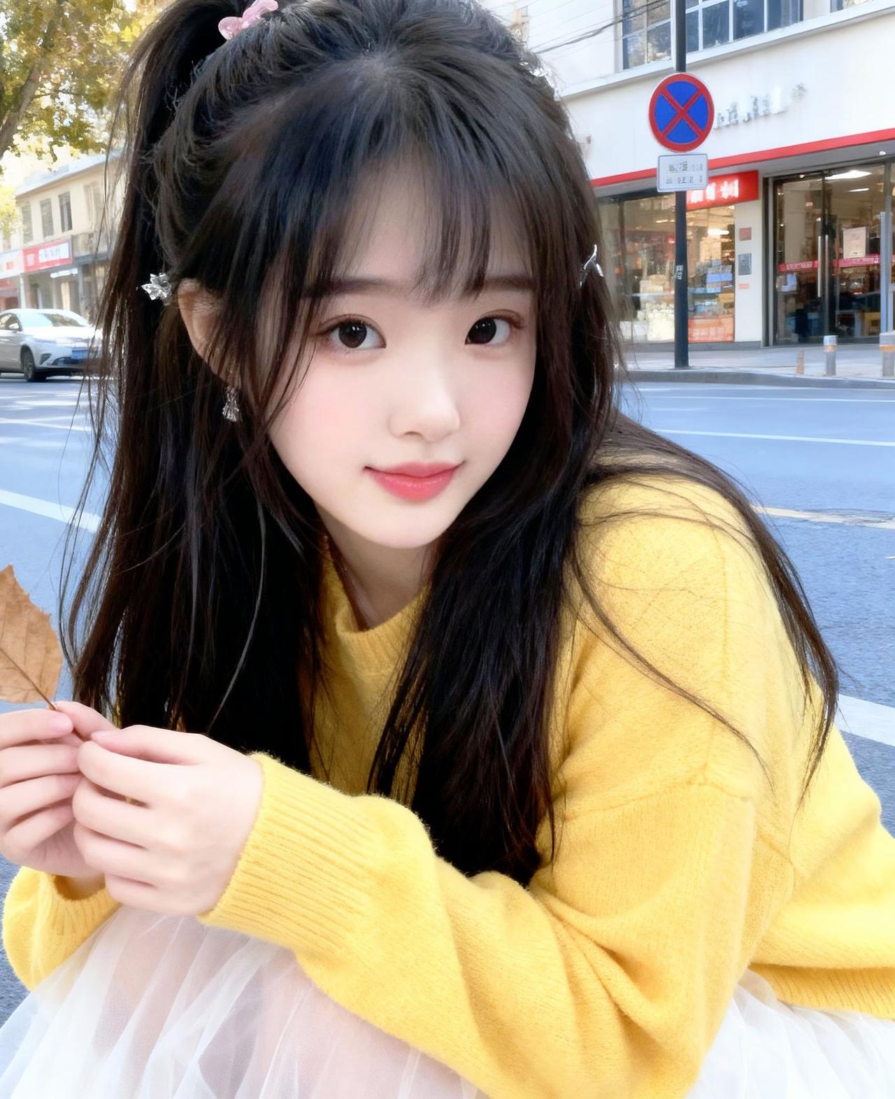 气质清纯可爱甜美小姐姐 甜美微笑 喜欢的点个赞