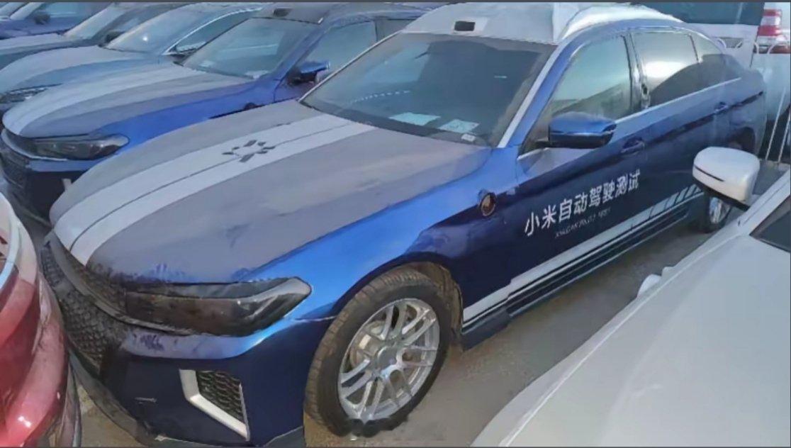 闲鱼上不到十万就能买到一台小米自动驾驶实验车，宝马5系改的，但不能正常上牌上路，